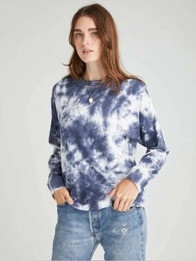 Richer Poorer long sleeve tie dye tee